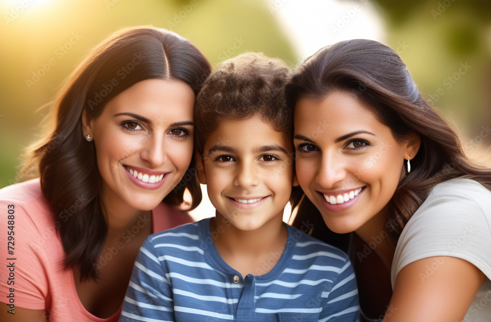 Happy family of Latin Americans, the family rejoices and laughs. Happy family of Latin Americans, the family rejoices and laughs.