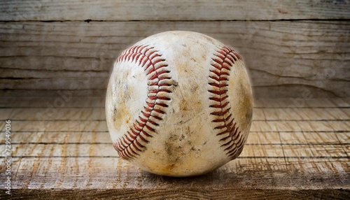 old vintage baseball background focus in center