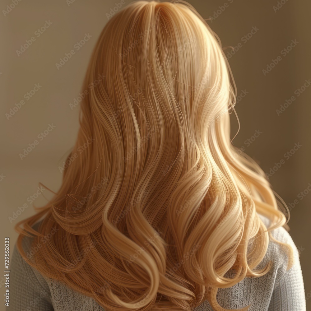 a girl with long hair down her back. a girl with long hair down her back.