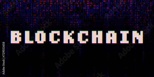 Enhancing Blockchain Security. Illustration on Hexadecimal Cryptographic Code Background with Secure Programming and AI Language Code.