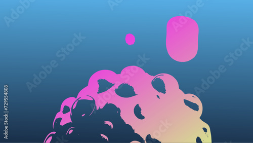 abstract background with unique motifs