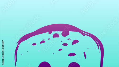 illustration of an background with bubbles
