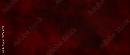 Red and black grunge background. Abstract red watercolor background. Dark red background with texture.