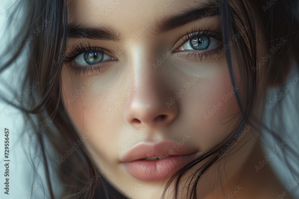 Portrait of cute 20 years old woman with beautiful face Portrait of cute 20 years old woman with beautiful face