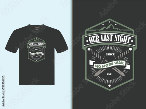 Last Night Vector T-Shirt Design