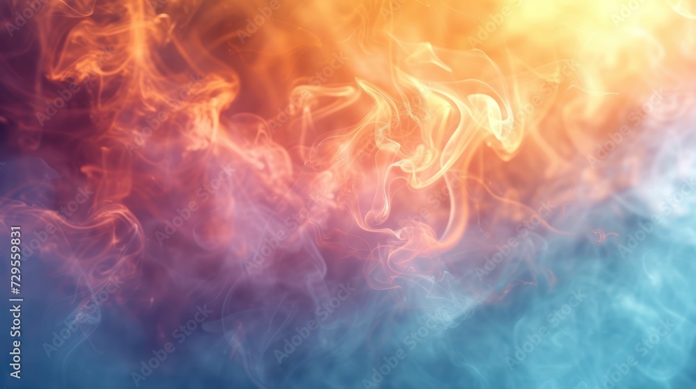 Fototapeta premium bright colored smoke