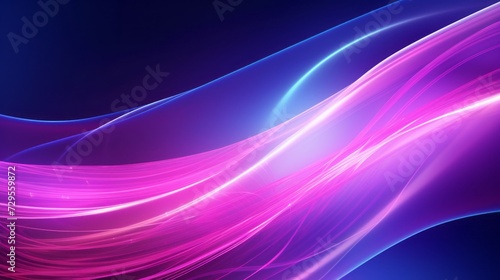 Pulsating neon futurism  dynamic motion tech  high-speed light trails  purple wave swirls