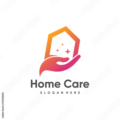 Home care logo design element vector idea with creative concept