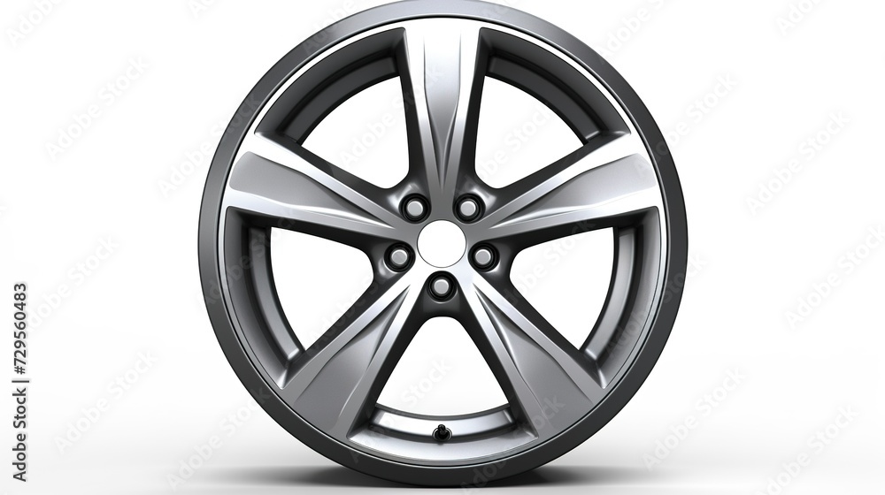 A photo of a Car's Alloy Wheel Rim A photo of a Car's Alloy Wheel Rim