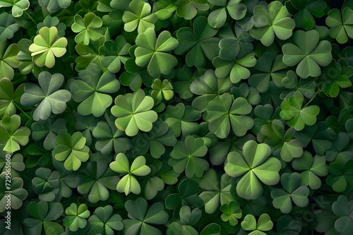 People Celebrating Saint Patrick's Day On 17th March With Leprechaun Hat, Clover Leaves and Confetti - Ai Generated photo