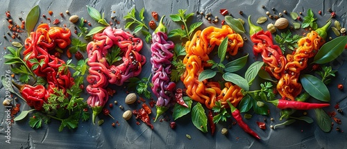 Assorted Colored Vegetables on Table