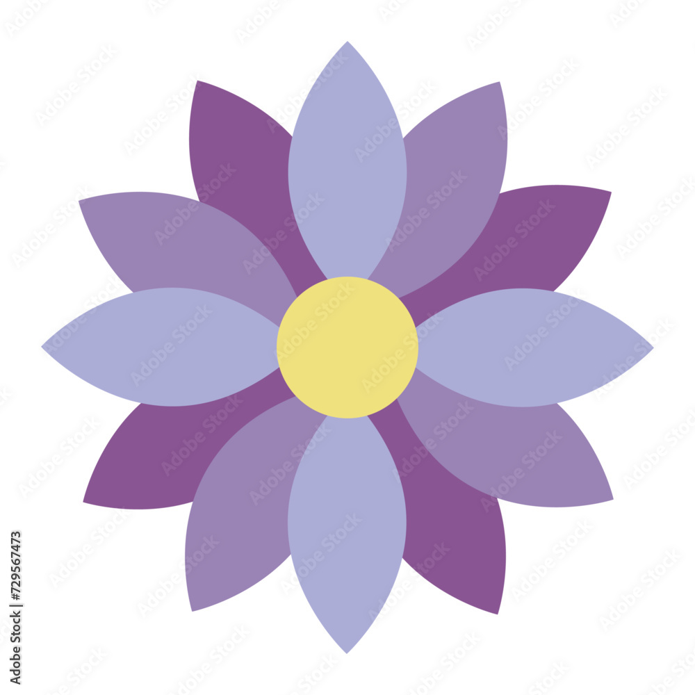 abstract purple flower illustration abstract purple flower illustration