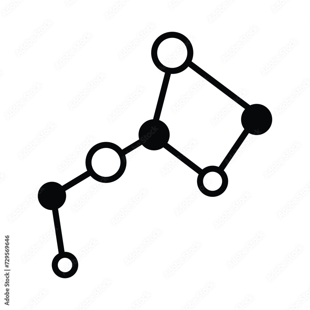 Constellation icon vector stock illustration Constellation icon vector stock illustration