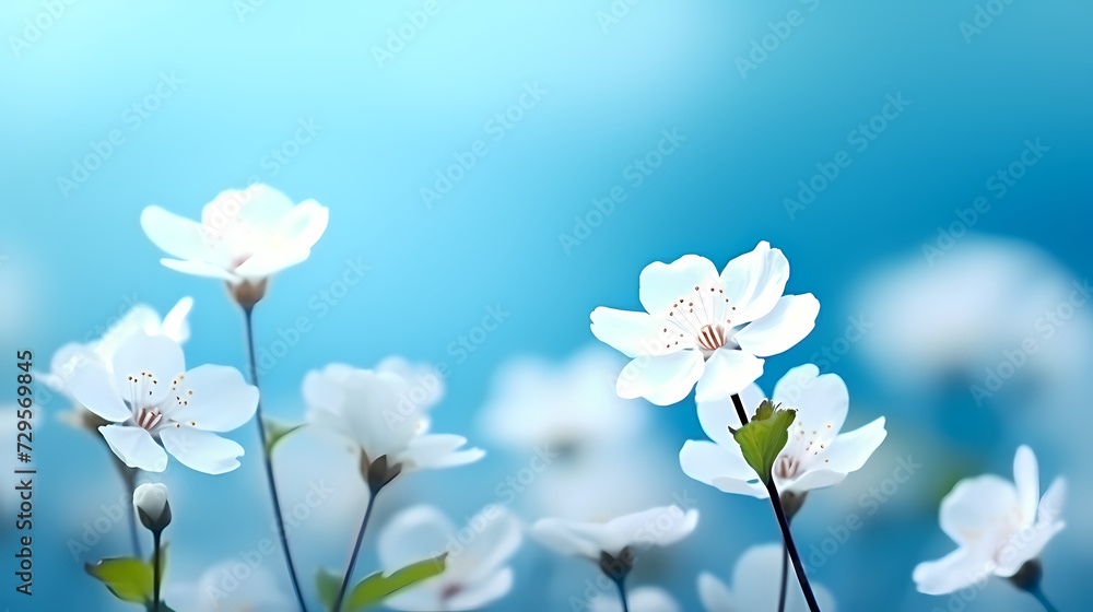 Fototapeta premium Spring background, green natural rustic background