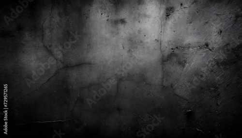 grunge dark black textured concrete wall background