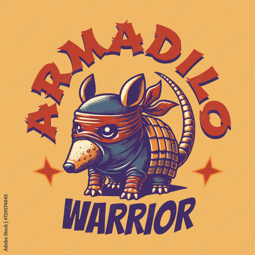 Armadilo Vector Art, Illustration and Graphic