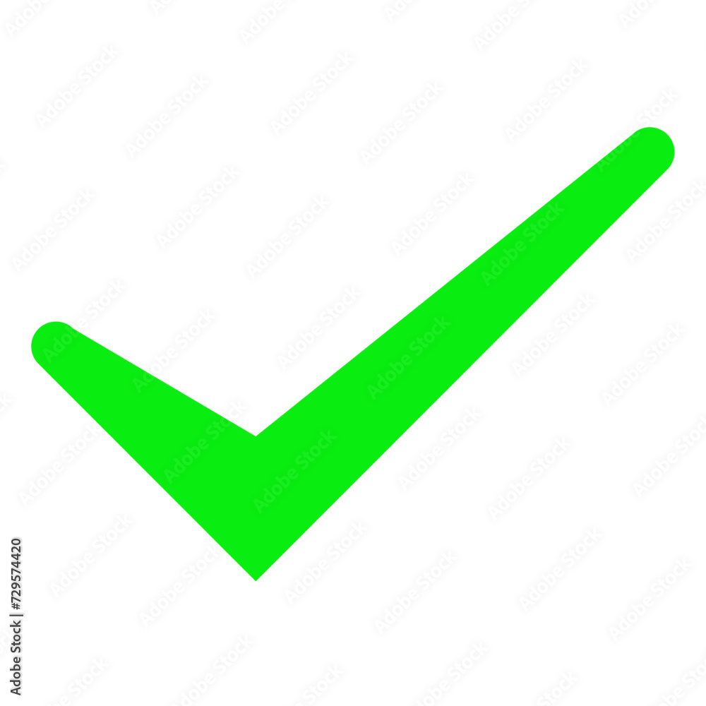 Vector green check mark and cross buttons 3d vector buttons Vector green check mark and cross buttons 3d vector buttons