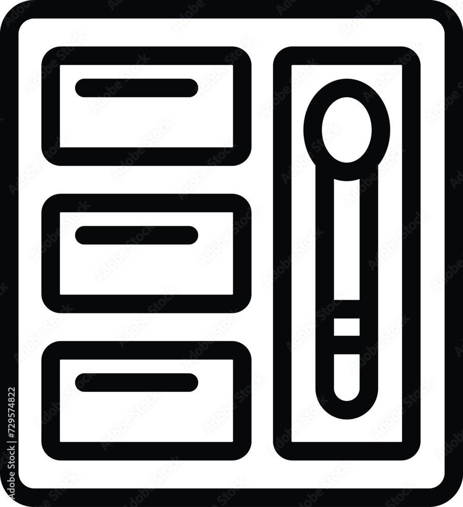 Cosmetic care box icon outline vector. Care face arch. Modify professional Cosmetic care box icon outline vector. Care face arch. Modify professional