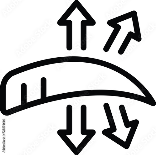 Change line eyebrow icon outline vector. Tattoo lash. Brow body