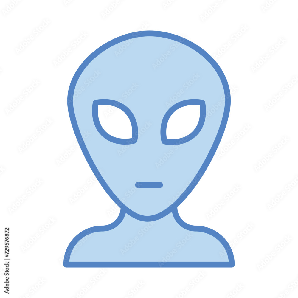 Alien icon vector stock illustration Alien icon vector stock illustration