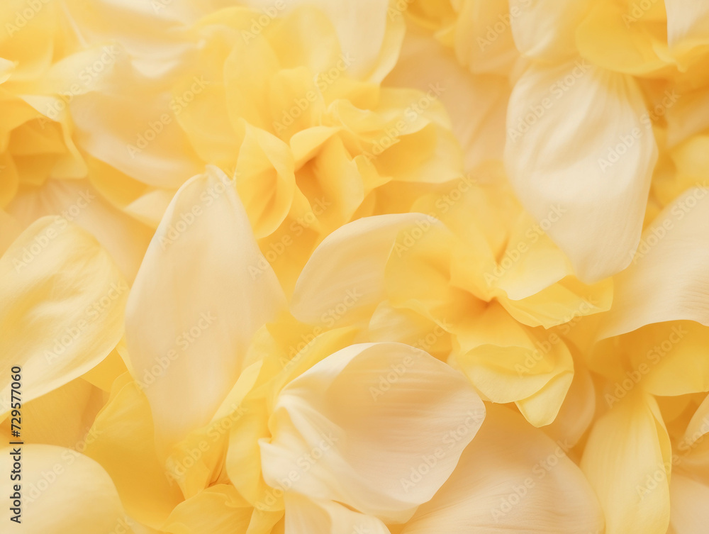 Banner for website with closeup view of yellow layers of flower petals. Soft pastel beautiful wedding background with copy space. Banner for website with closeup view of yellow layers of flower petals. Soft pastel beautiful wedding background with copy space.