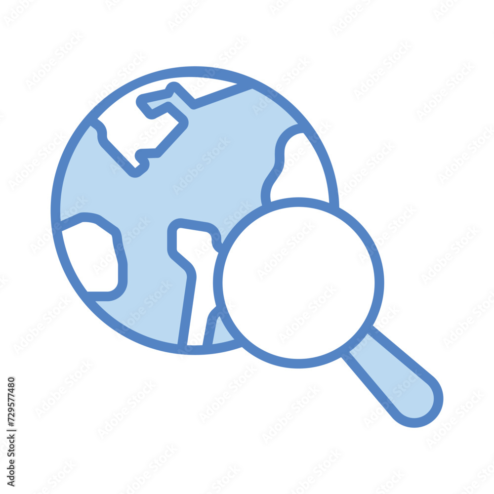 Searching icon vector stock illustration Searching icon vector stock illustration
