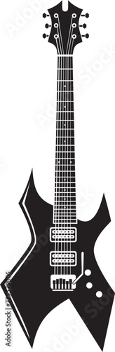 metal guitar vector