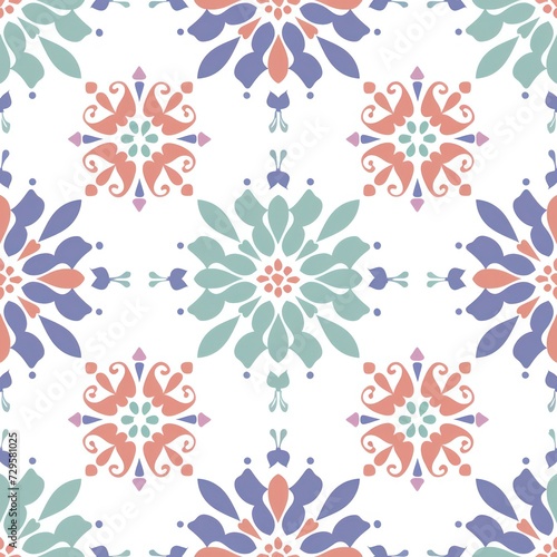 Bohemian-inspired minimalist pattern on a soft pastel background.