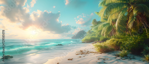 Beautiful Beach Landscape Resource