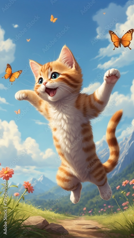 Fototapeta premium Fantastic cute animal