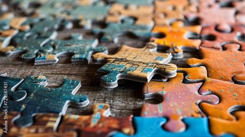 A puzzle missing pieces, illustrating, control in the midst of anxiety