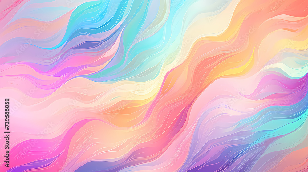 Fototapeta premium Rainbow gradient abstract colorful watercolor background