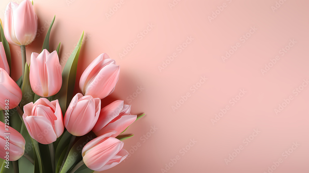 Women's Day, Valentine's Day, Mother's Day background concept, empty floral background with copy space Women's Day, Valentine's Day, Mother's Day background concept, empty floral background with copy space