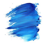 dark blue paint stroke isolated on white background, greeting card