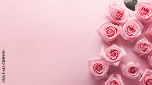 women's day background, floral border background © xuan