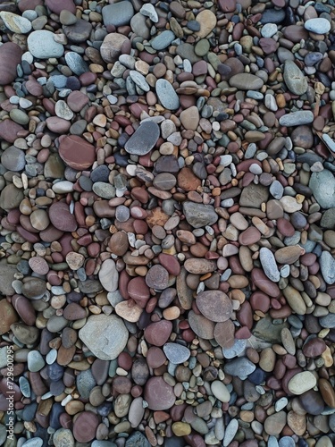 beach stones in the north.