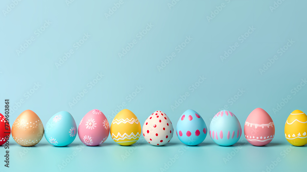 Easter banner with copy space Easter banner with copy space