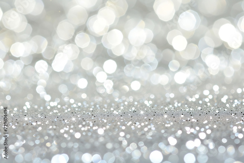 white and silver glitter background stock photo in