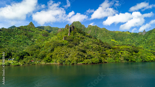 Landscapes of Moorea Island, French Polynesia