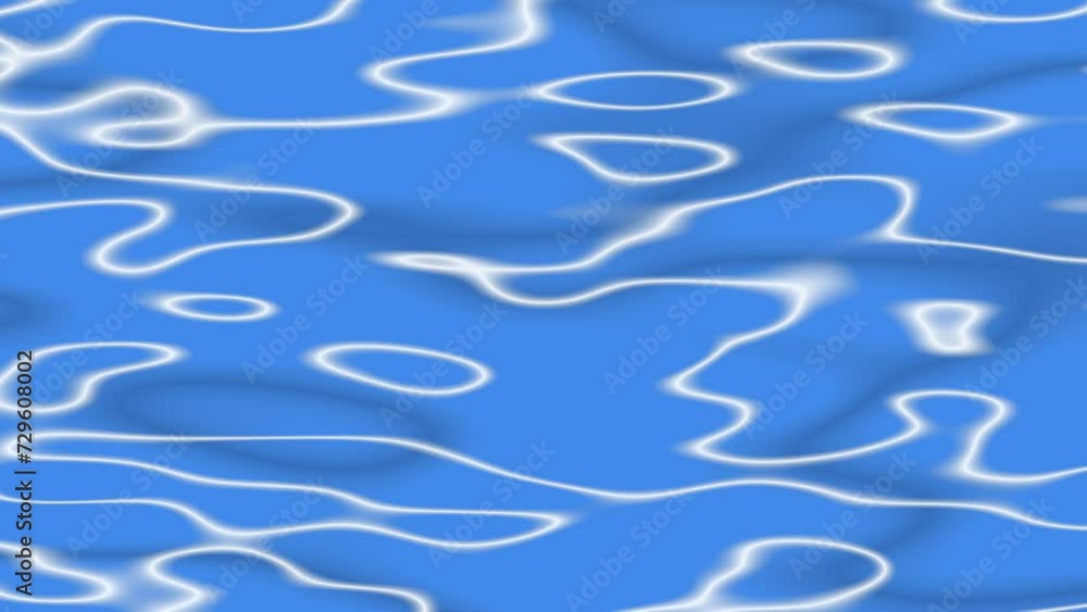 Cartoon blue water graphics. Drawing style background. Cartoon blue water graphics. Drawing style background.