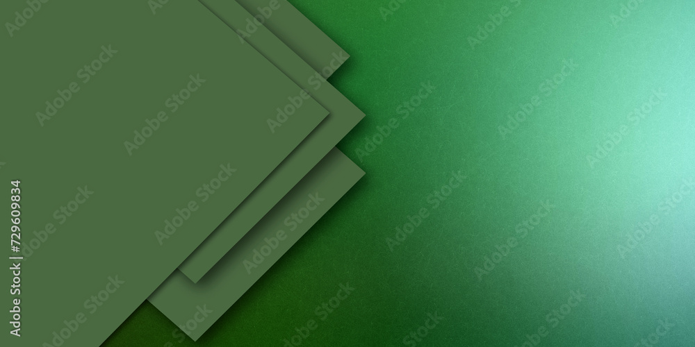 green background with paper, futuristic background for product presentation green background with paper, futuristic background for product presentation