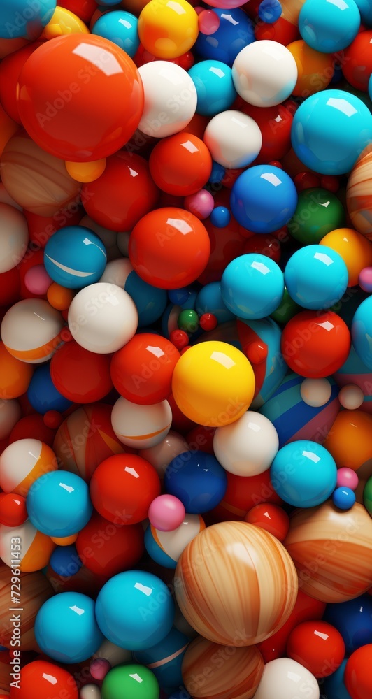 Modern background for cellphone, mobile phone, ios, android, colorful balls sitting in an arrangement on a background Modern background for cellphone, mobile phone, ios, android, colorful balls sitting in an arrangement on a background