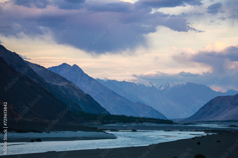 Obraz premium Nubra Valley, Himalaya Mountains, Ladakh, India