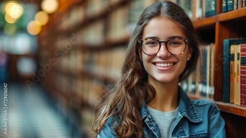 A law student's smile represents their enthusiasm for learning and a bright legal future