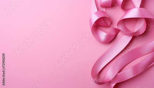Abstract pink background with shiny gift decoration and birthday celebration generated by AI