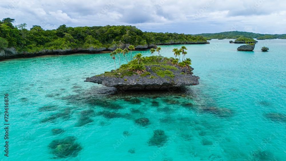 Landscapes of Fiji with remote islands in the Lau Archipelago 