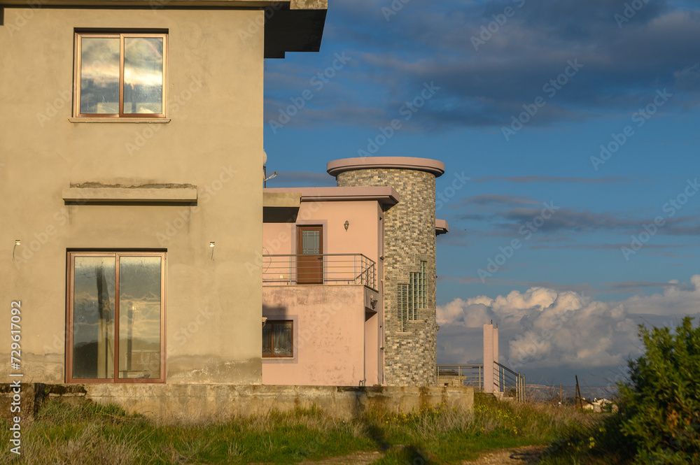 Mediterranean style house in a village in winter in Cyprus 7