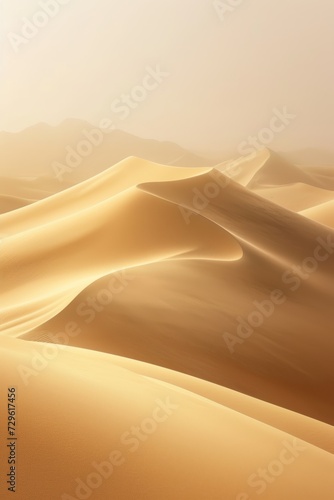 Subtle beige and sandy textures depict the alluring mystery of a vast desert landscape