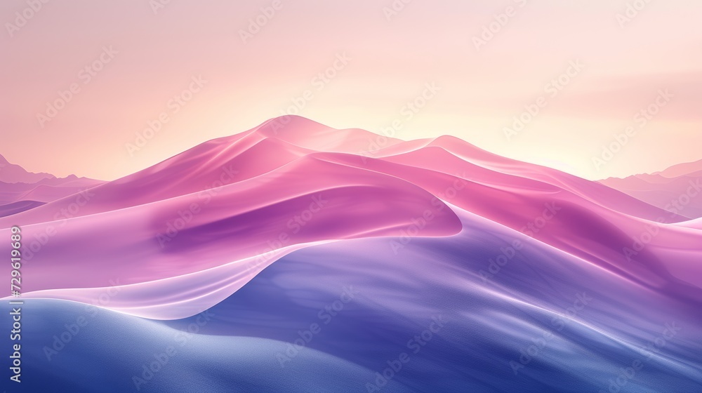 Soft gradients and flowing lines evoke a sense of deep introspection and mindfulness