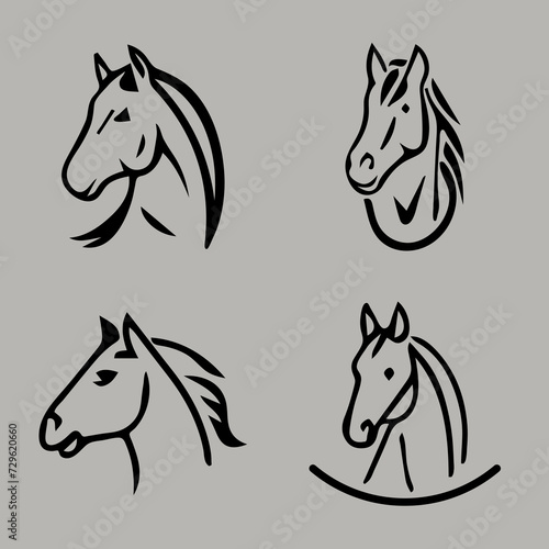 pony sketch vector design